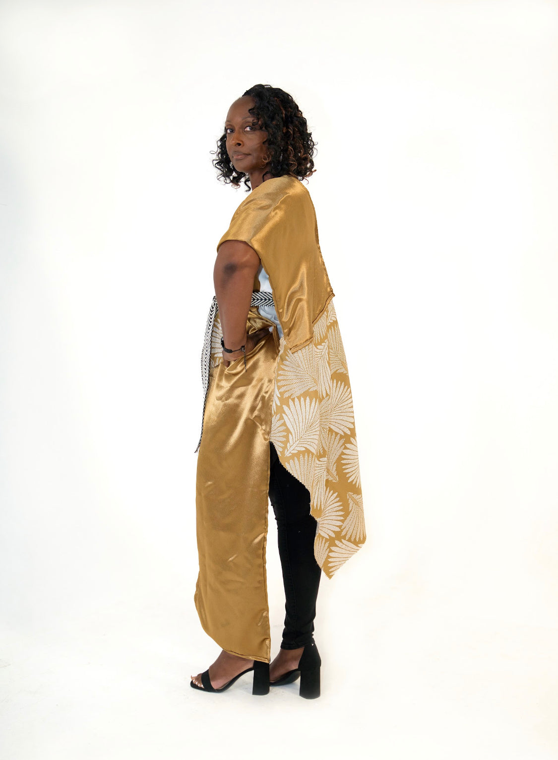 "Claire" Asymmetrical Poncho